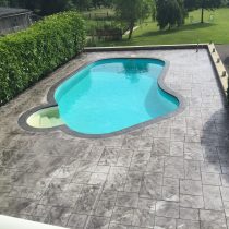 contour piscine